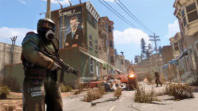 Outpost'ta silahlı Cobalt bilim insanı – modlu Rust sunucusu