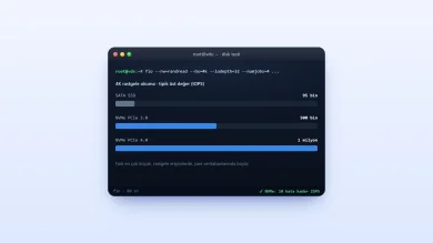 SSD VDS ve NVMe VDS disk performansı karşılaştırması