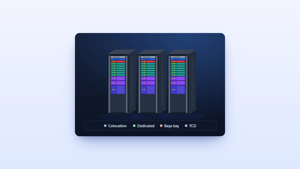 Colocation mı, Kiralık Dedicated Sunucu mu? Farklar ve Başa Baş Hesabı