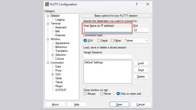 Putty ile SSH Bağlantısı Nasıl Kurulur?