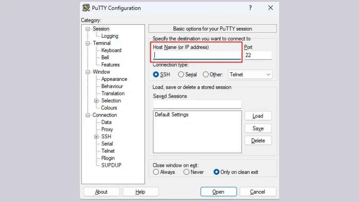 Putty ile SSH Bağlantısı Nasıl Kurulur?